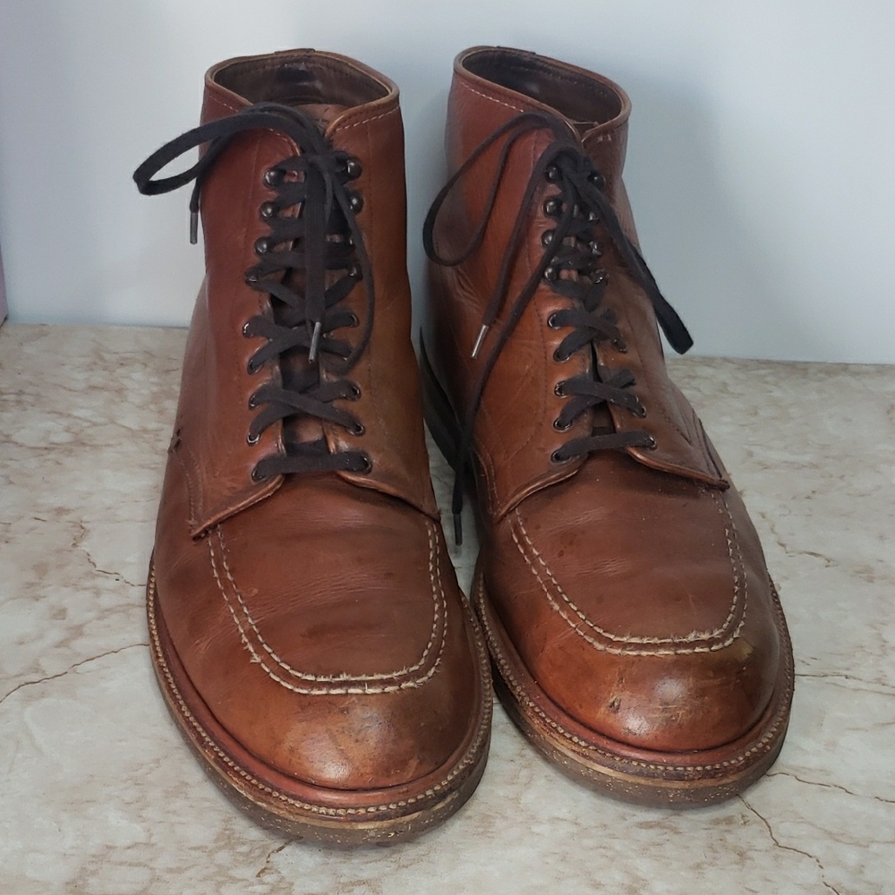 Alden Restoration Indy Men's Brown Leather Lace-Up Boots Size 12.5 - Picture 2 of 12